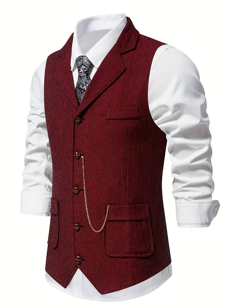 Gradasso™ | Vestă Premium din Tweed de Înaltă Calitate
