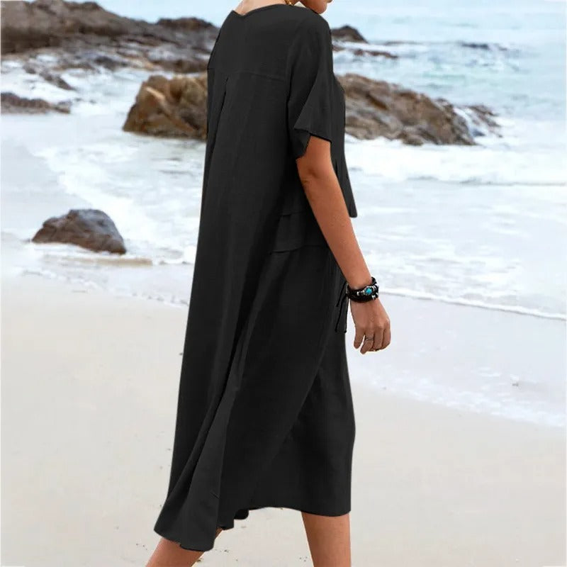 Ava | Rochie Elegantă din Bumbac