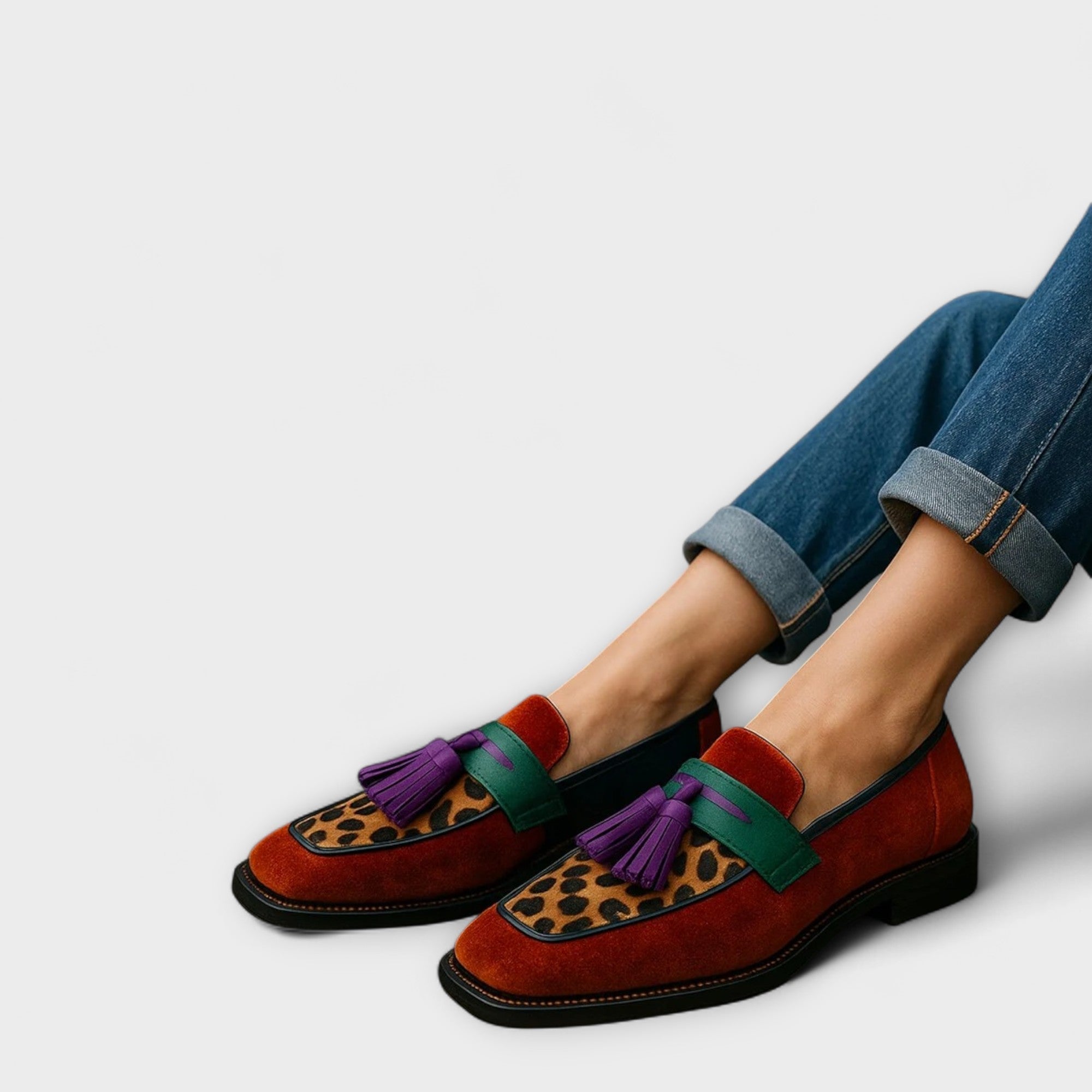 Ione – Mocasi multicolori