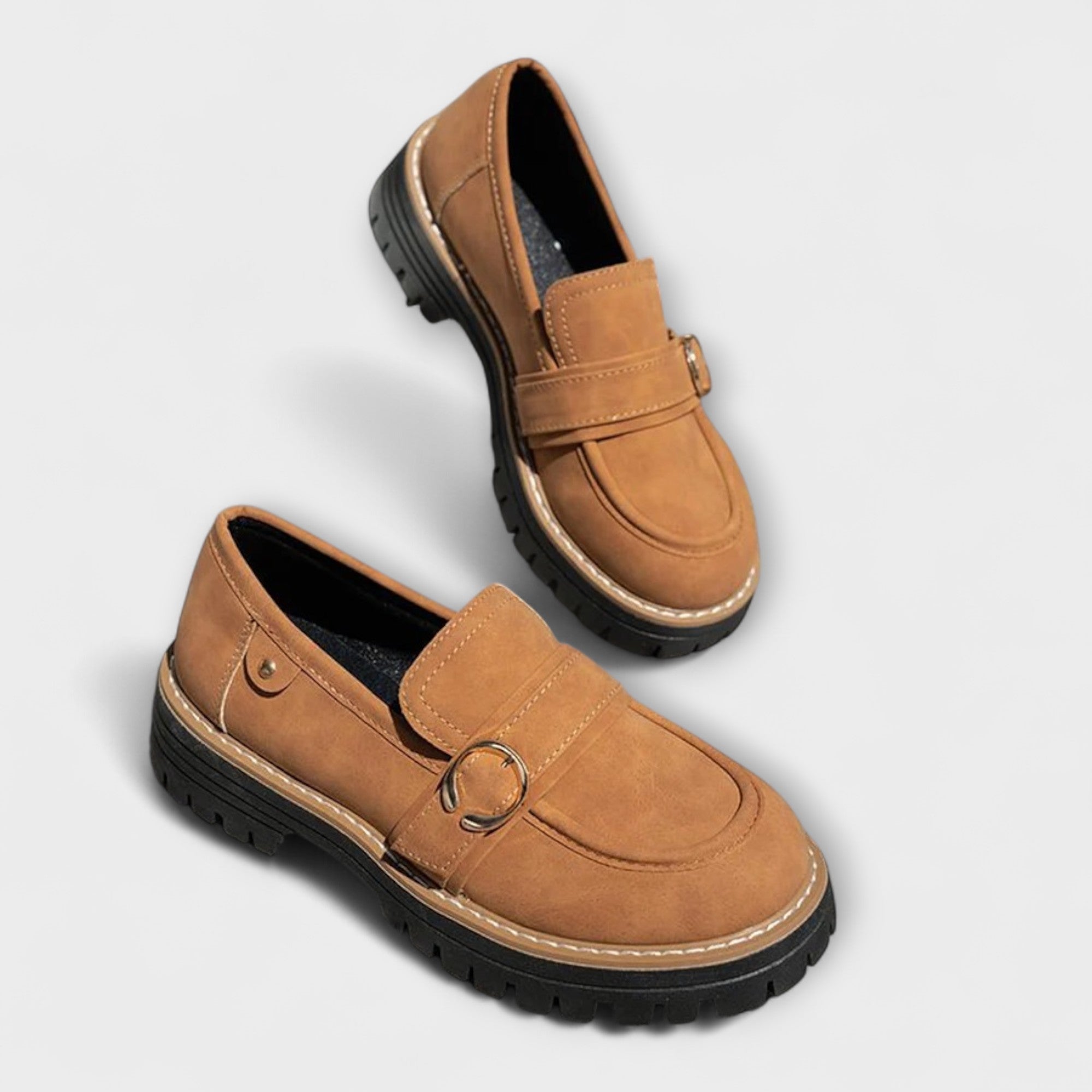 Lora – Mocasini Casual cu Vârf Rotund