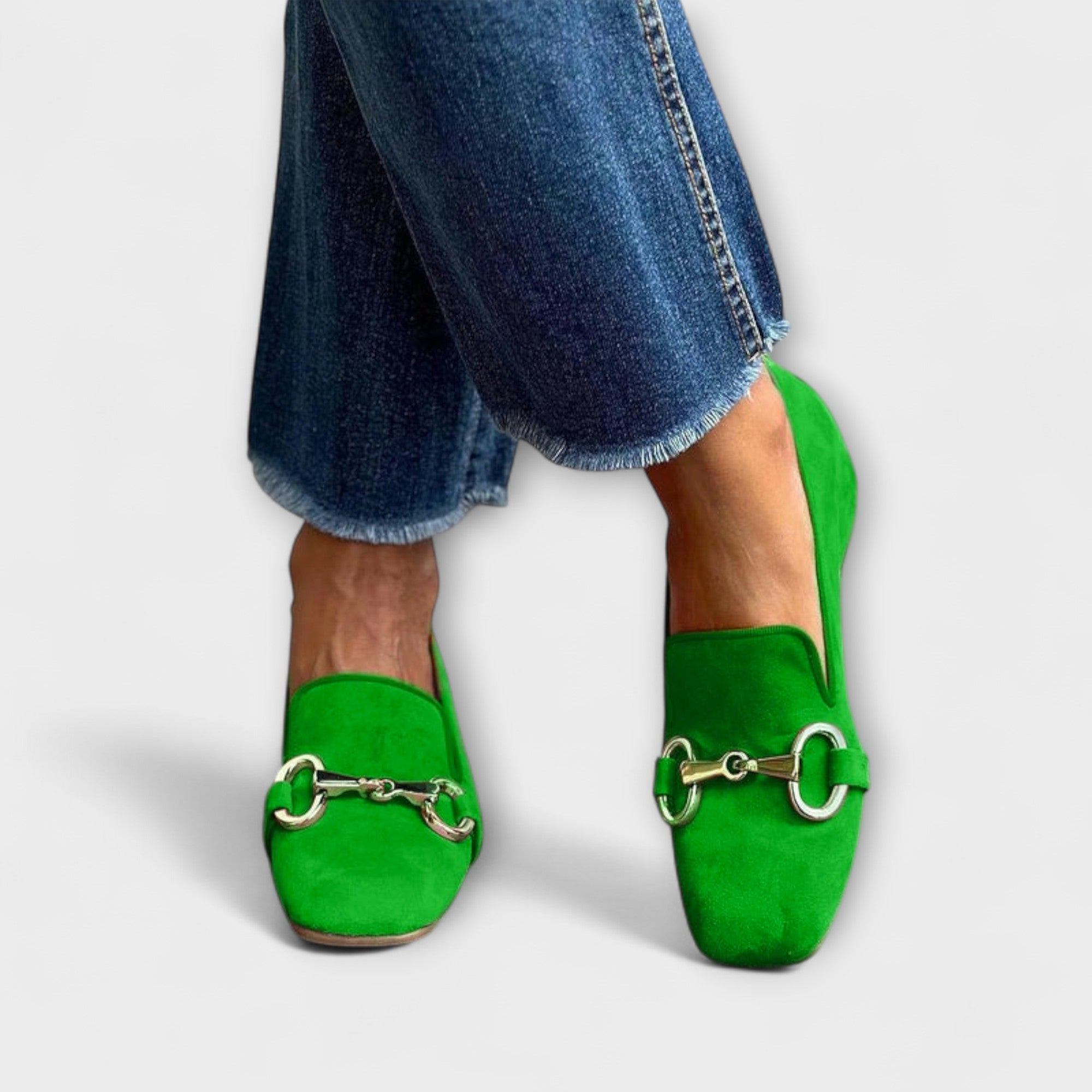 Savrani™ | Mocasini cu vârf pătrat și cataramă