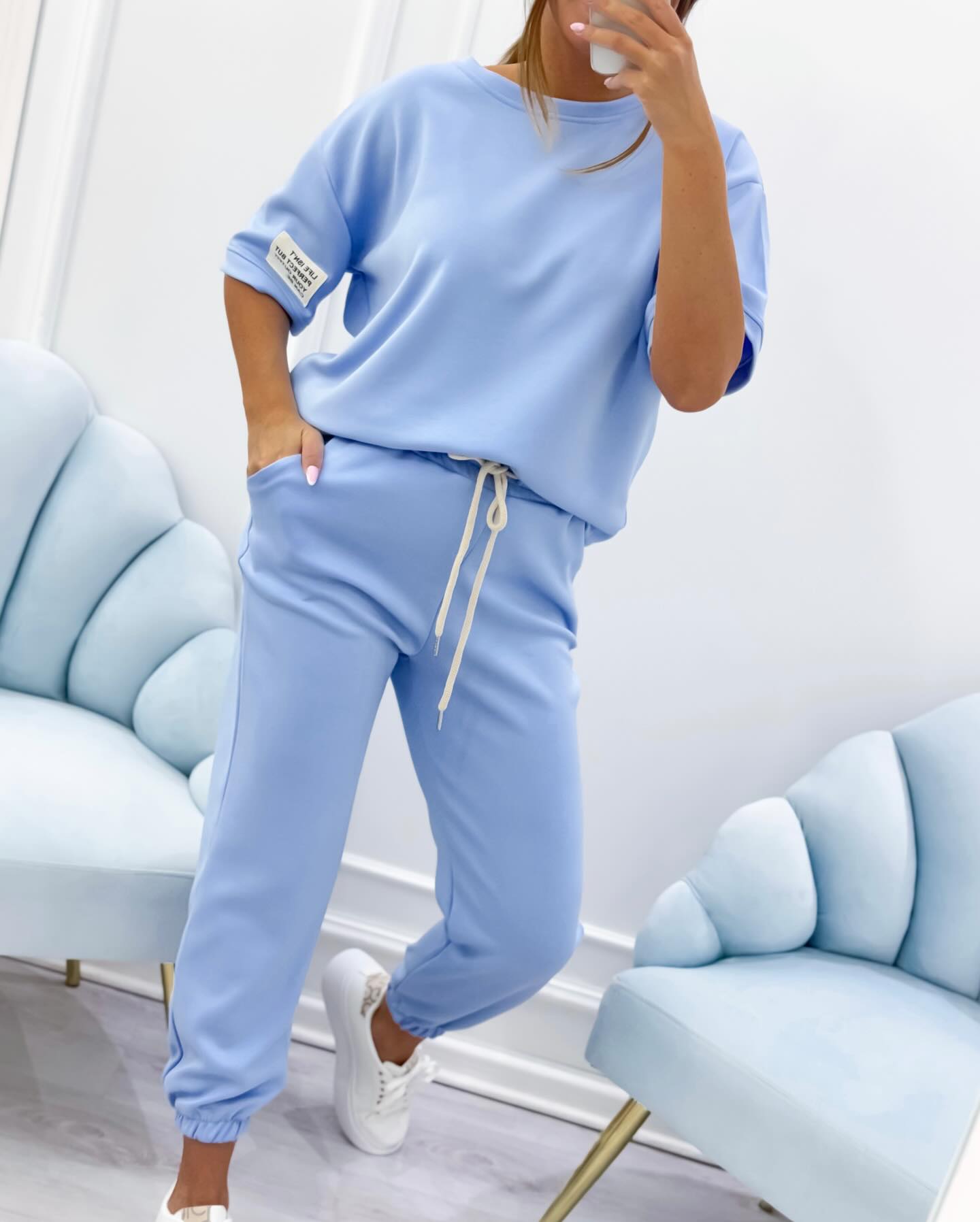 MIMI | Set Elegant cu Mâneci Scurte