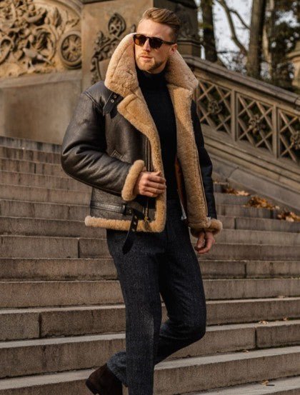 Fletcher™ | Geacă din piele de miel premium