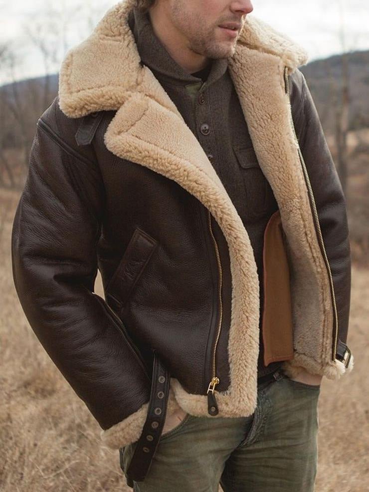 Fletcher™ | Geacă din piele de miel premium