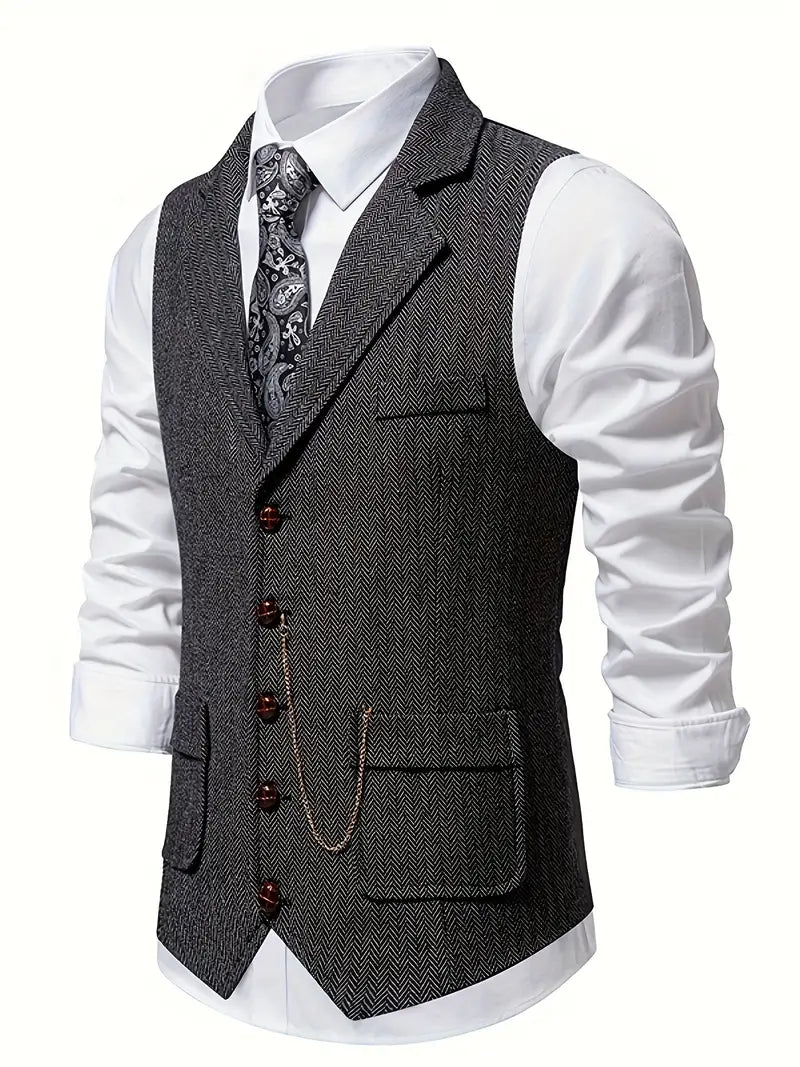 Gradasso™ | Vestă Premium din Tweed de Înaltă Calitate
