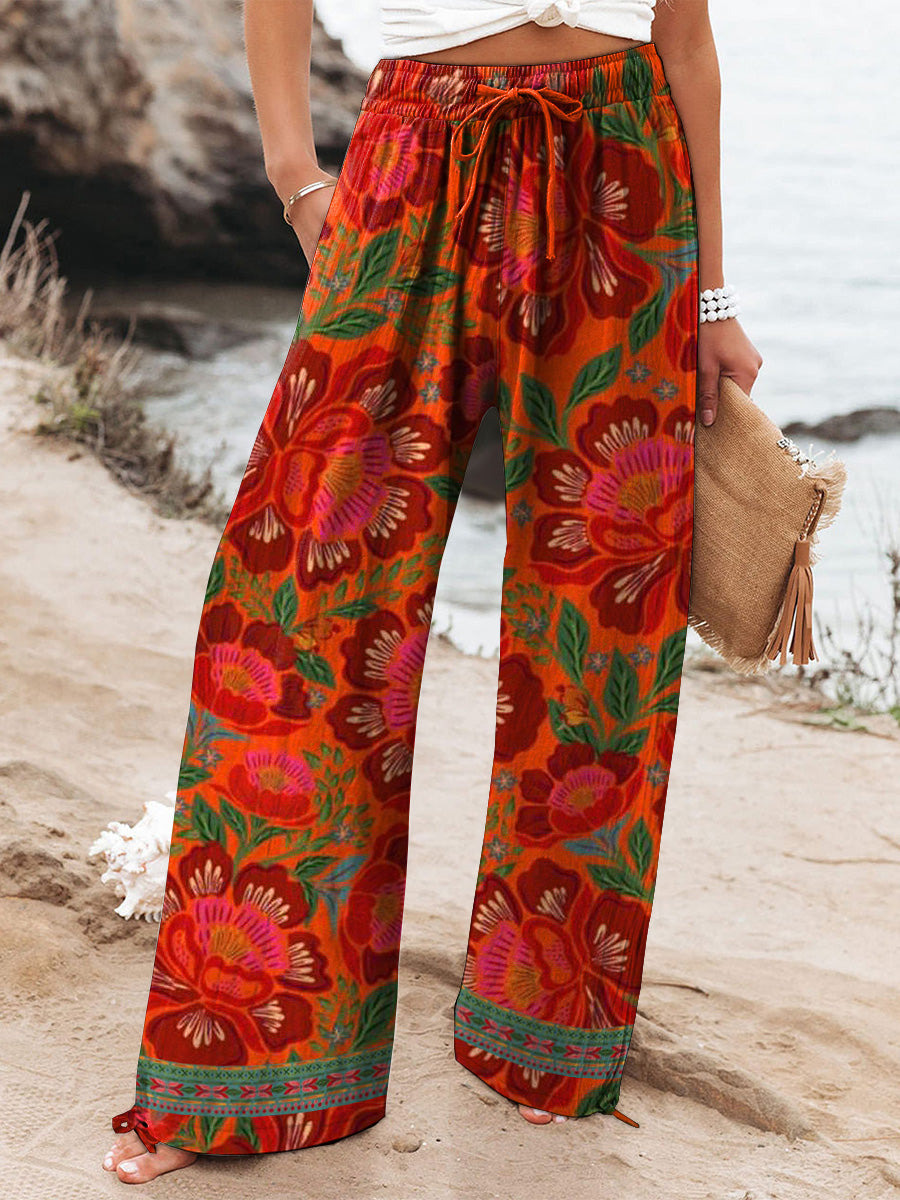 Genevieve | Pantaloni cu Picior Larg