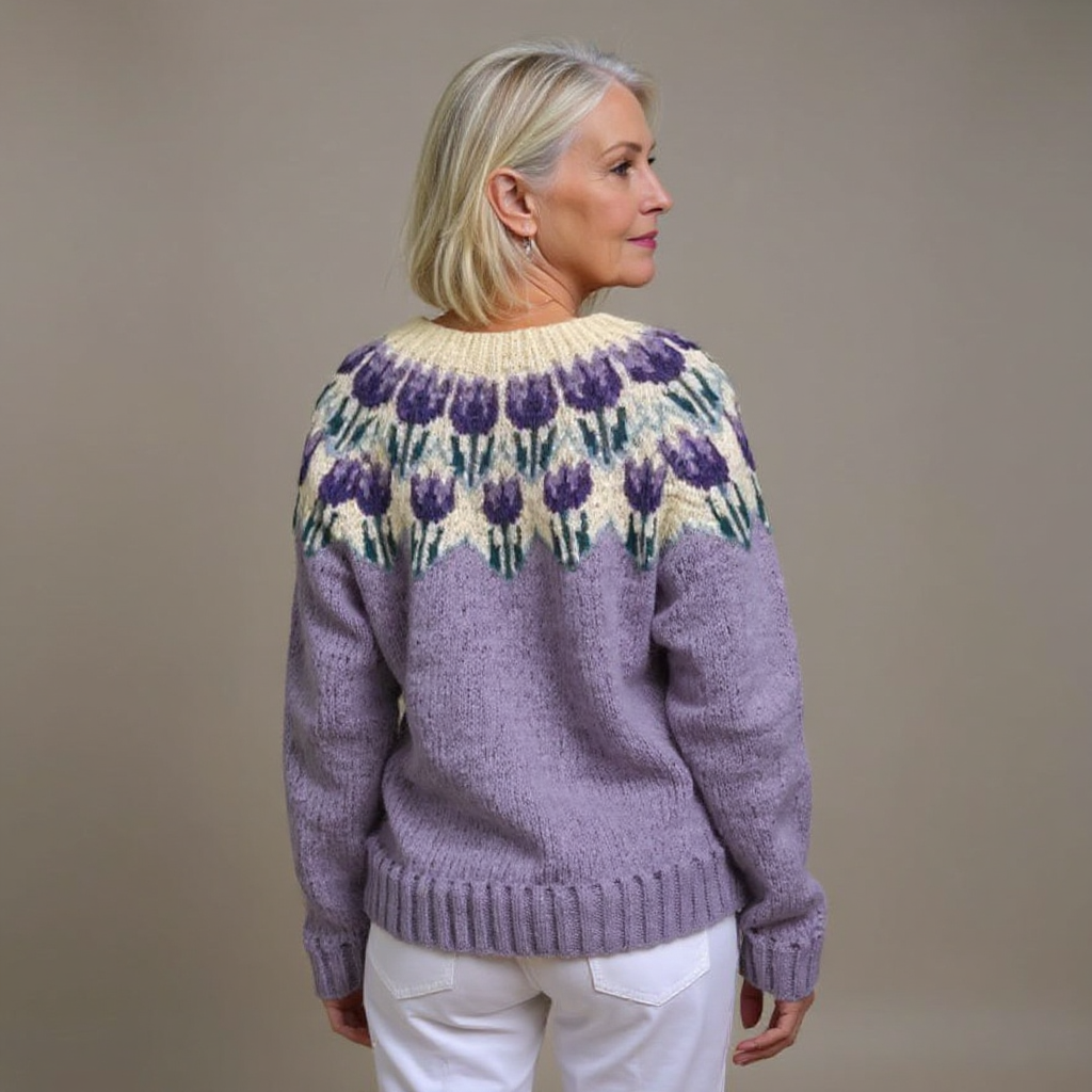 Josephine | Pulover Vintage Inspirat din Insulele