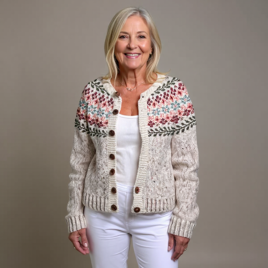 Madelyne | Vintage Islandez Cardigan