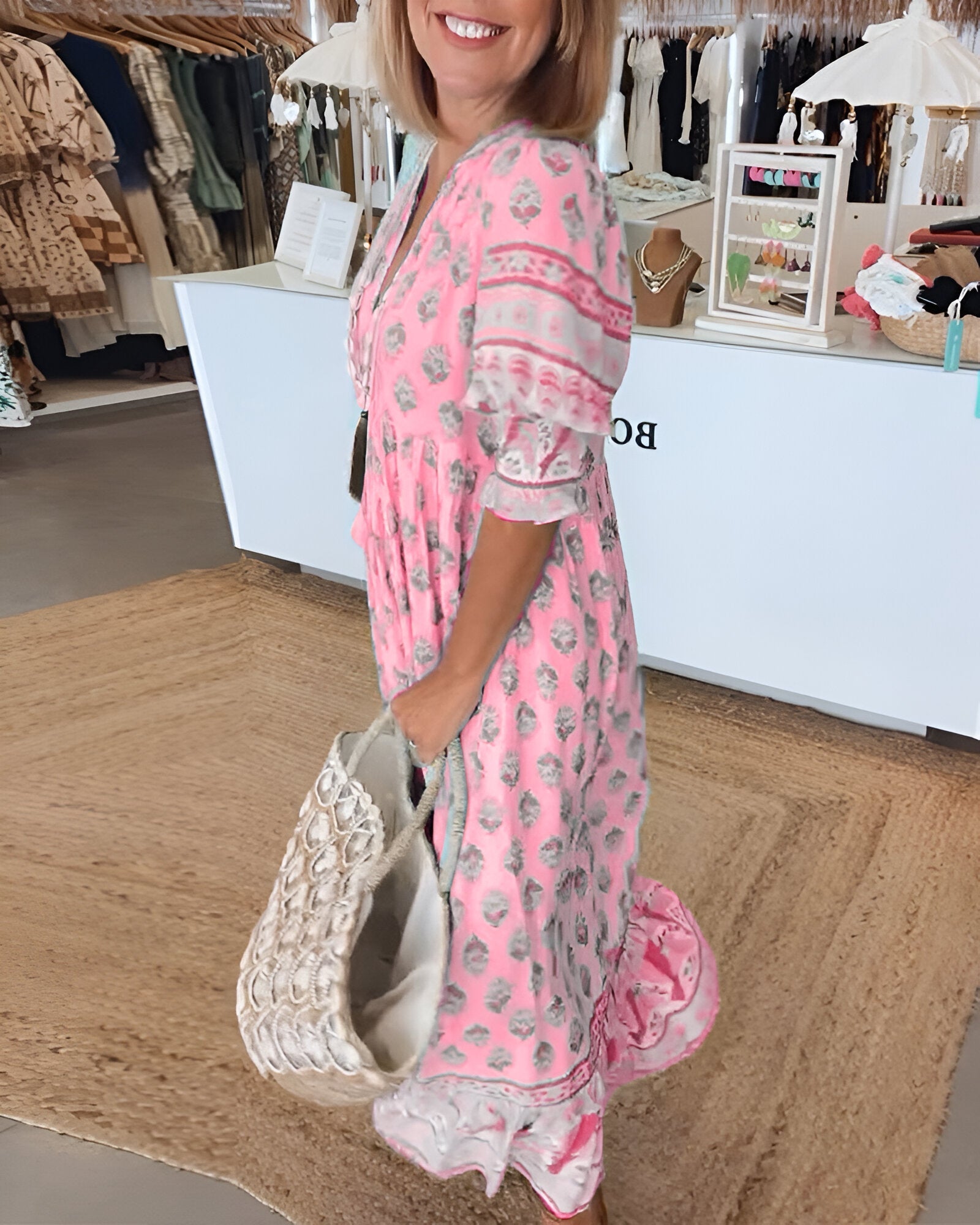 Rochie Strălucitoare de Vară