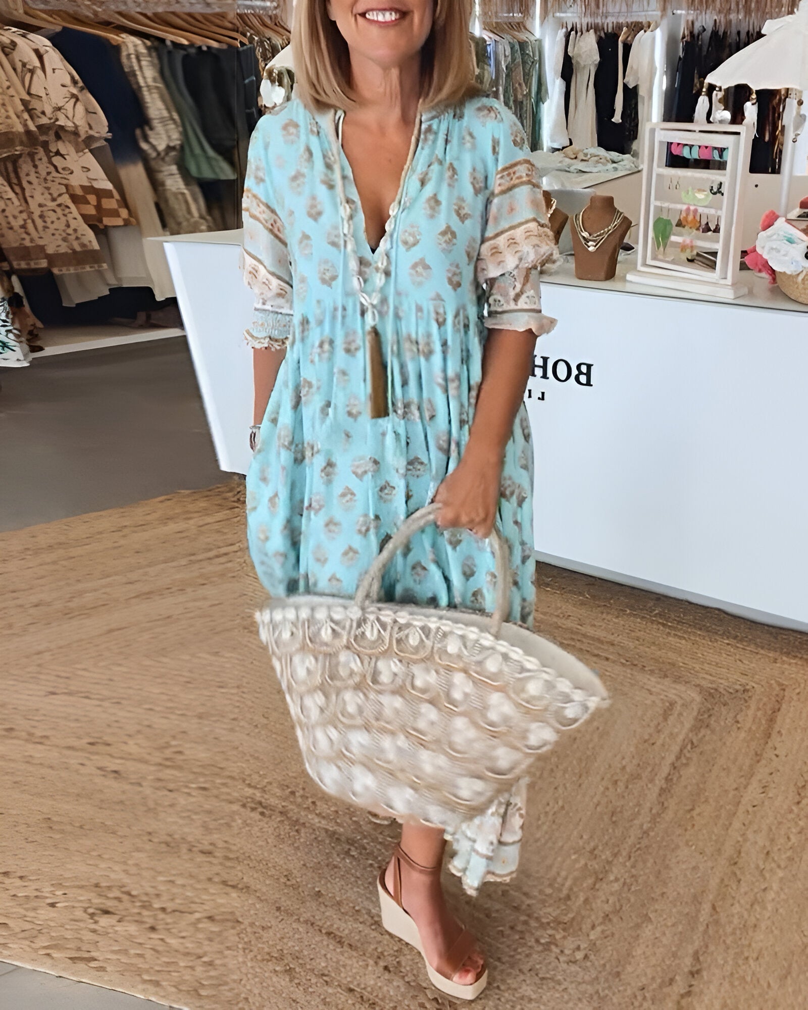 Rochie Strălucitoare de Vară