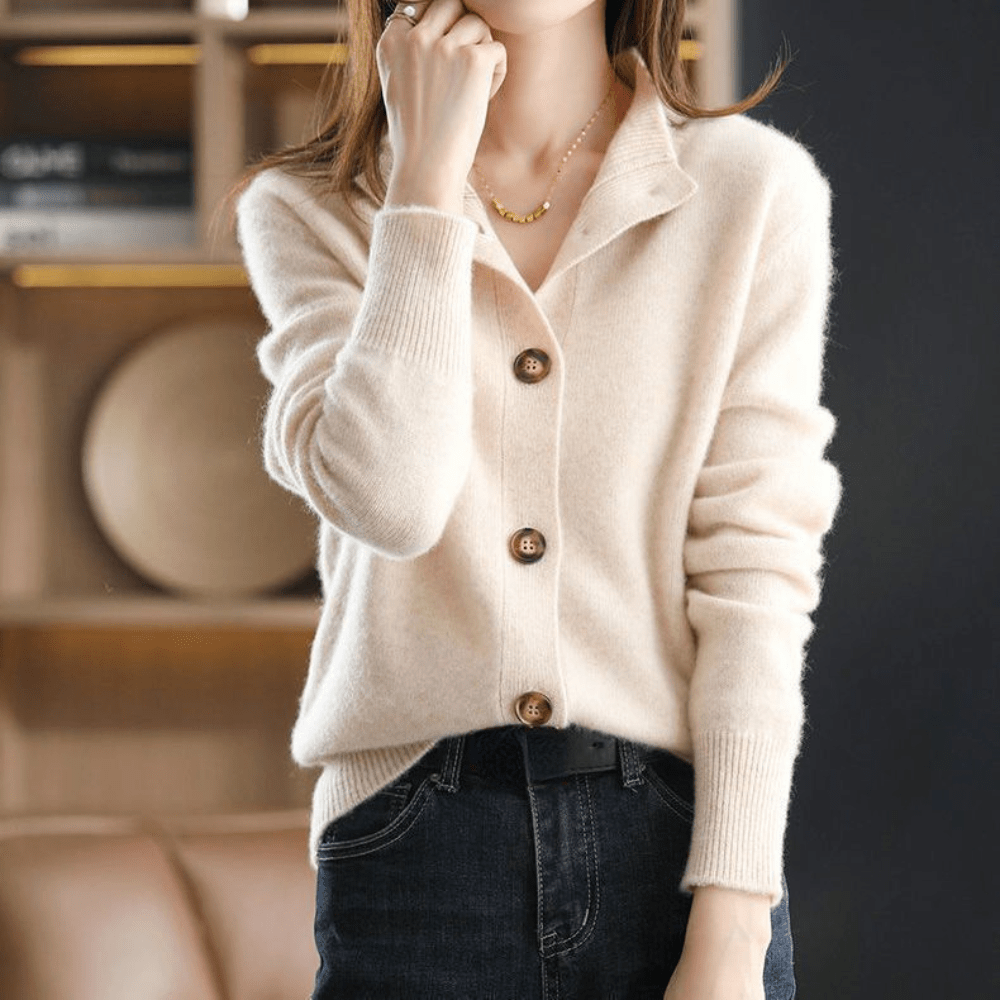Annie™ | Vesta din lână și cashmere