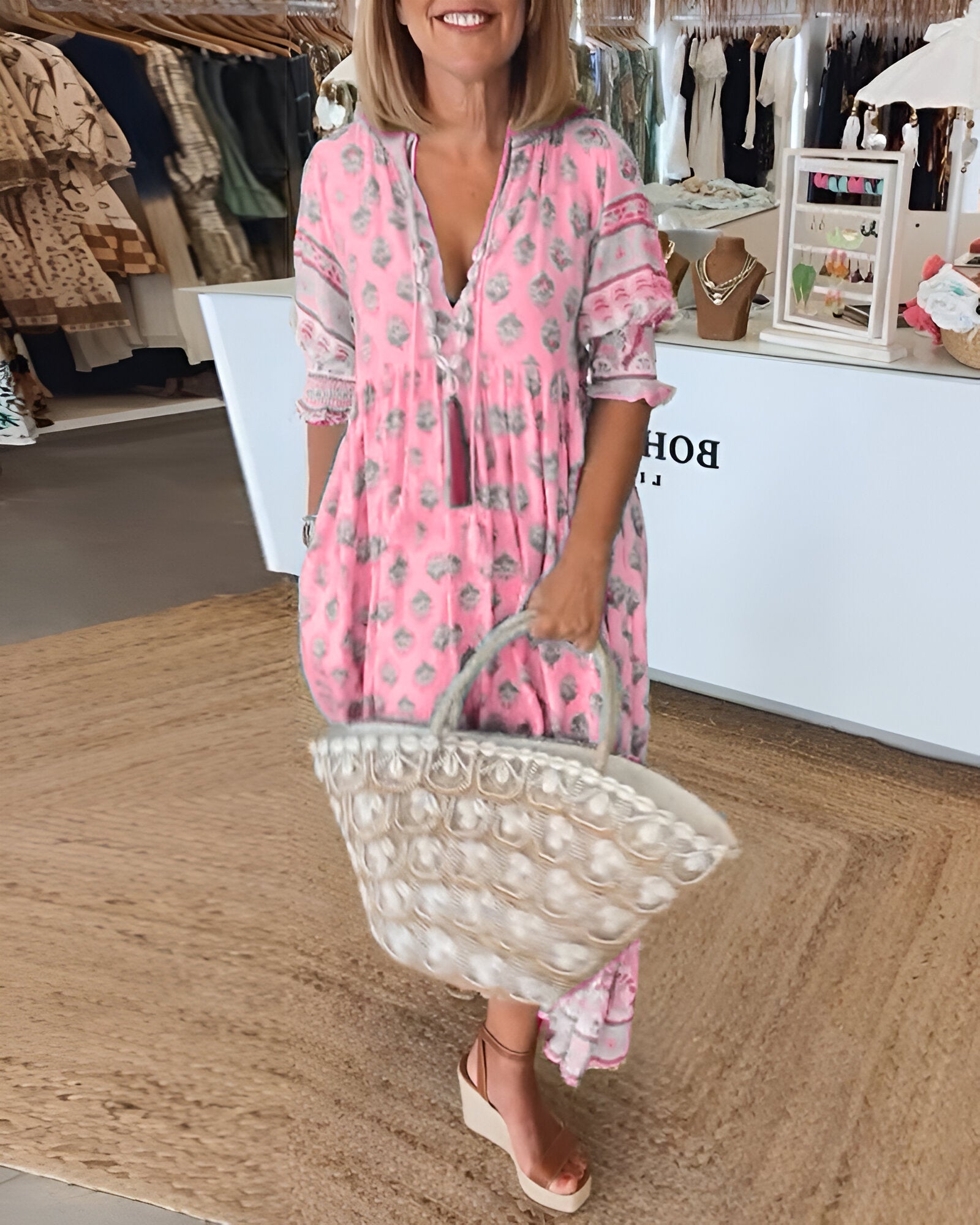 Rochie Strălucitoare de Vară