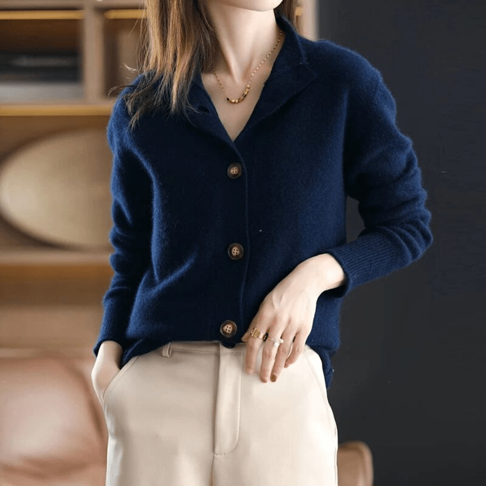 Annie™ | Vesta din lână și cashmere
