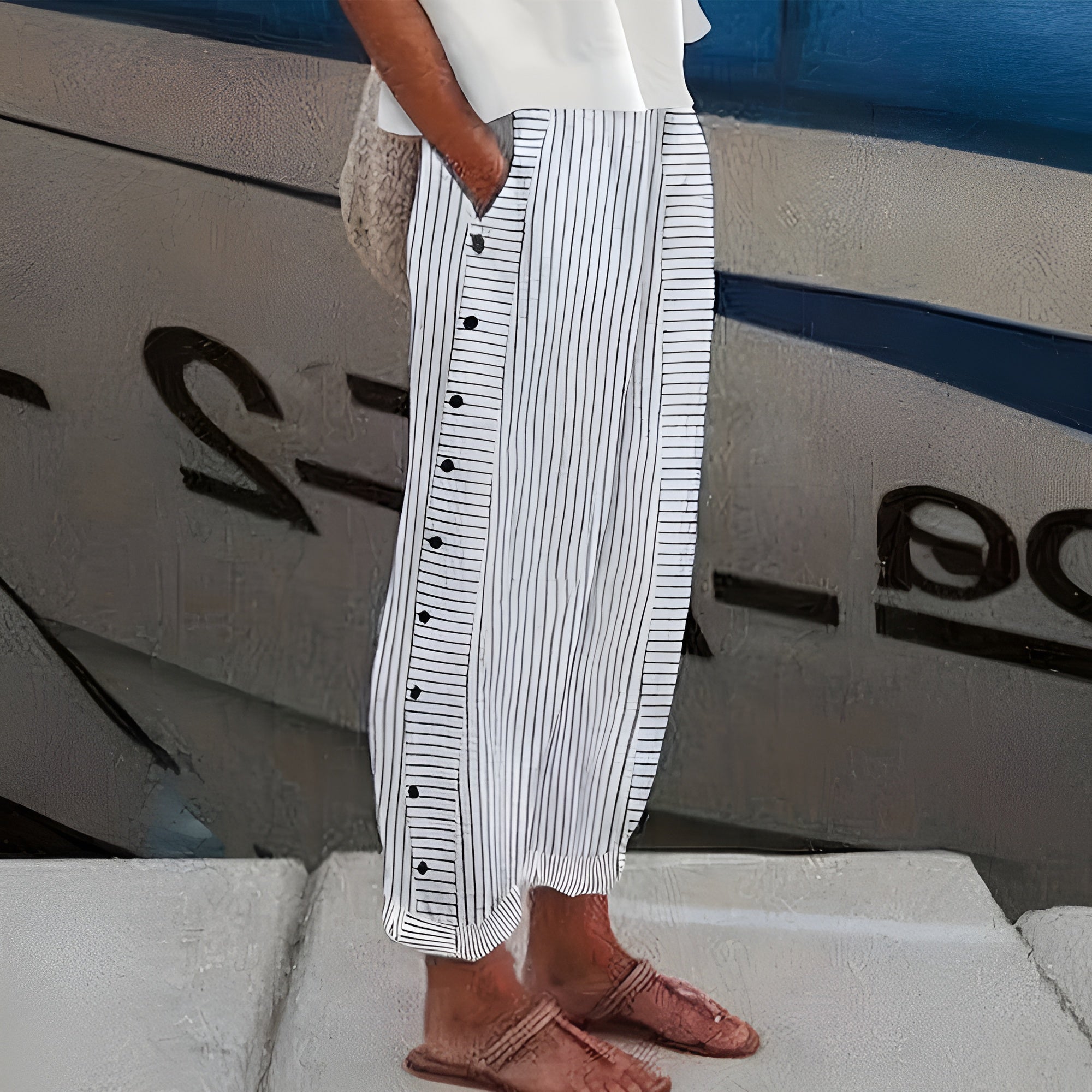 Dagny | Pantaloni Lejeri - Stil Lisabona