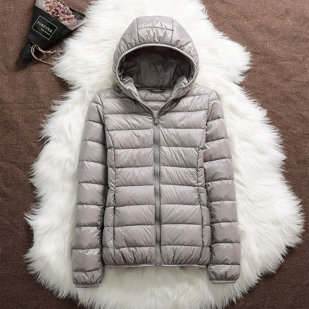 ULLA | JACKET CU PUF ȘI CAPUȘĂ