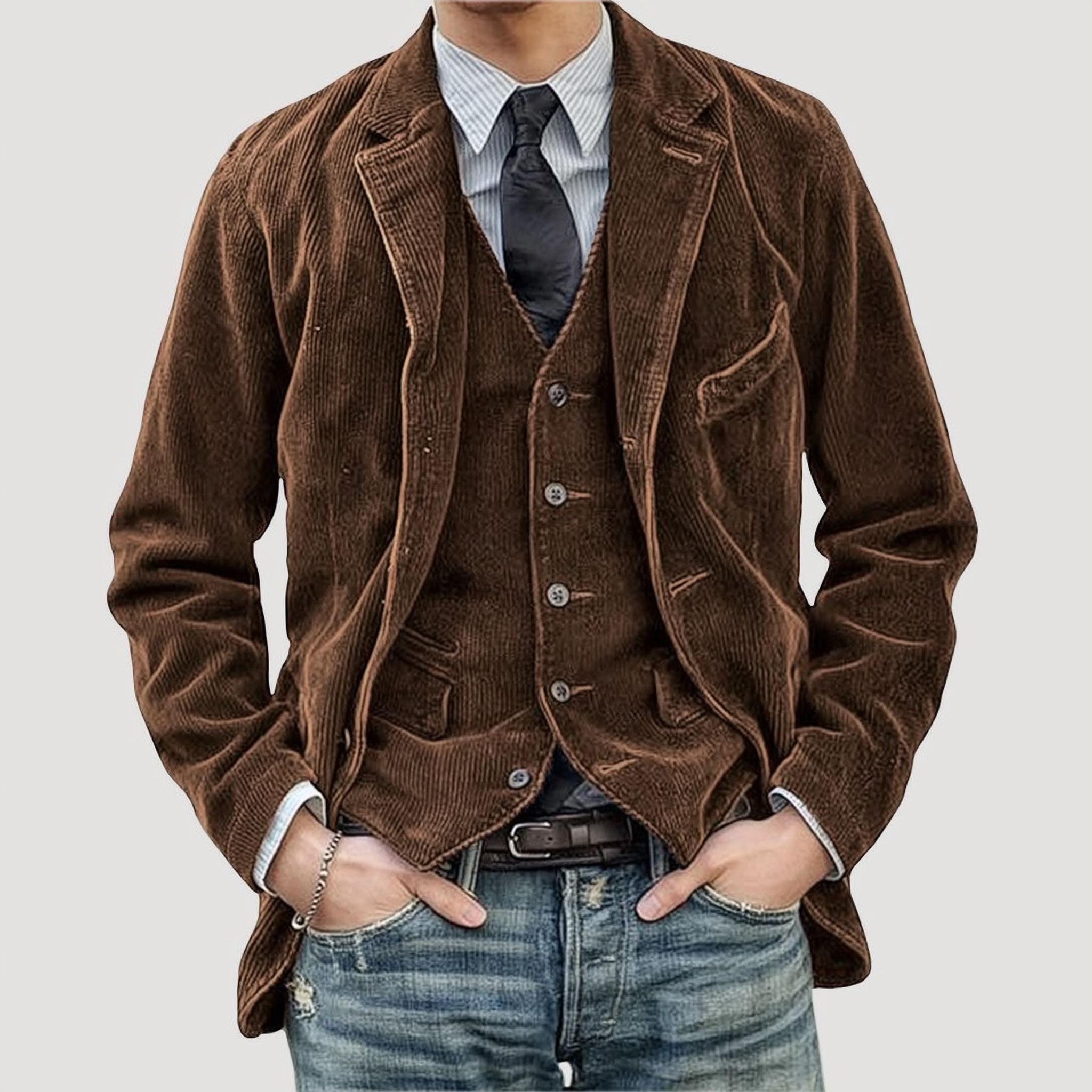 Lyon | JACHETĂ ȘI VESTĂ VINTAGE