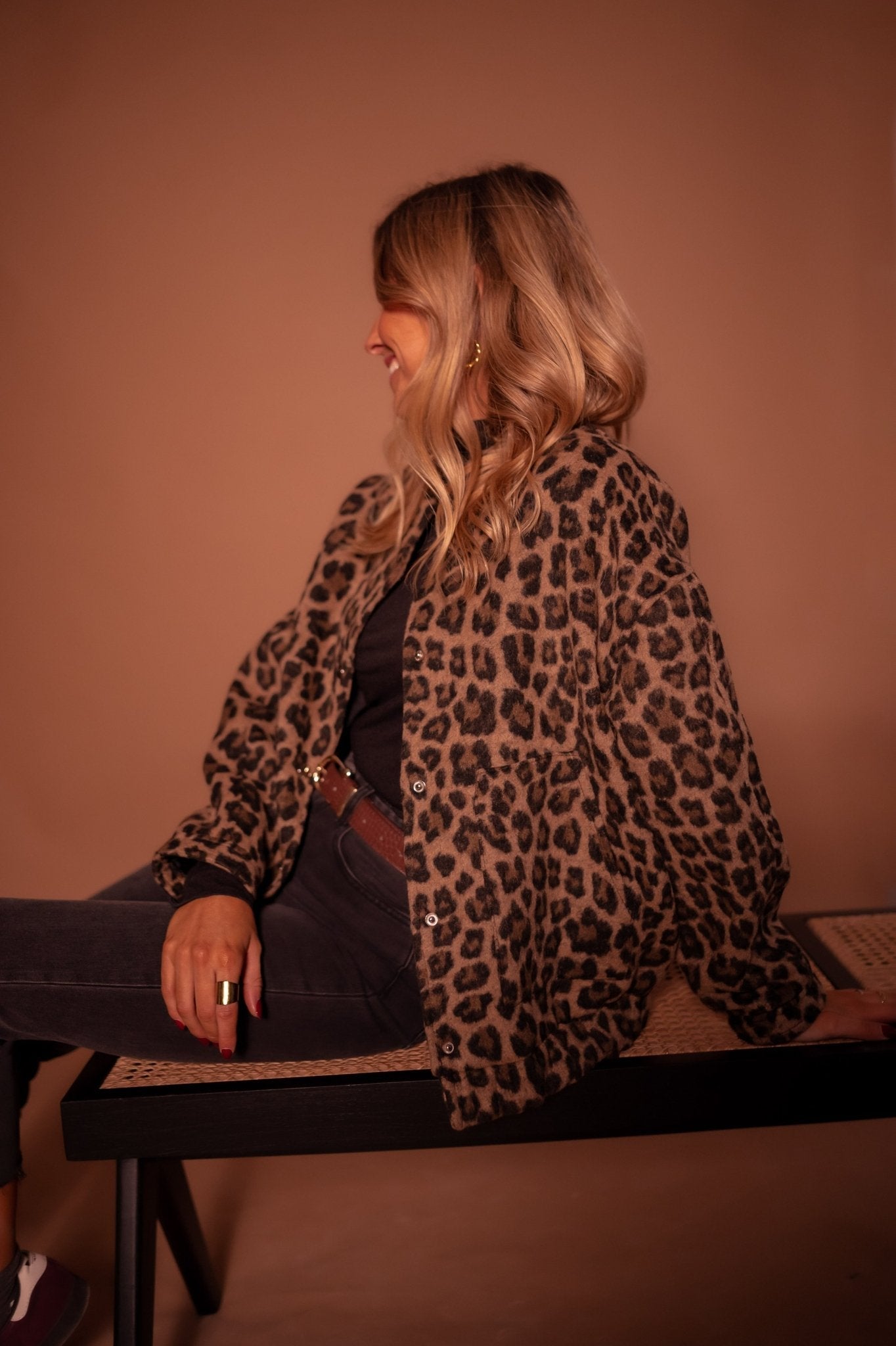 SOFÍA | Sacou Îndrăzneț cu Print Leopard