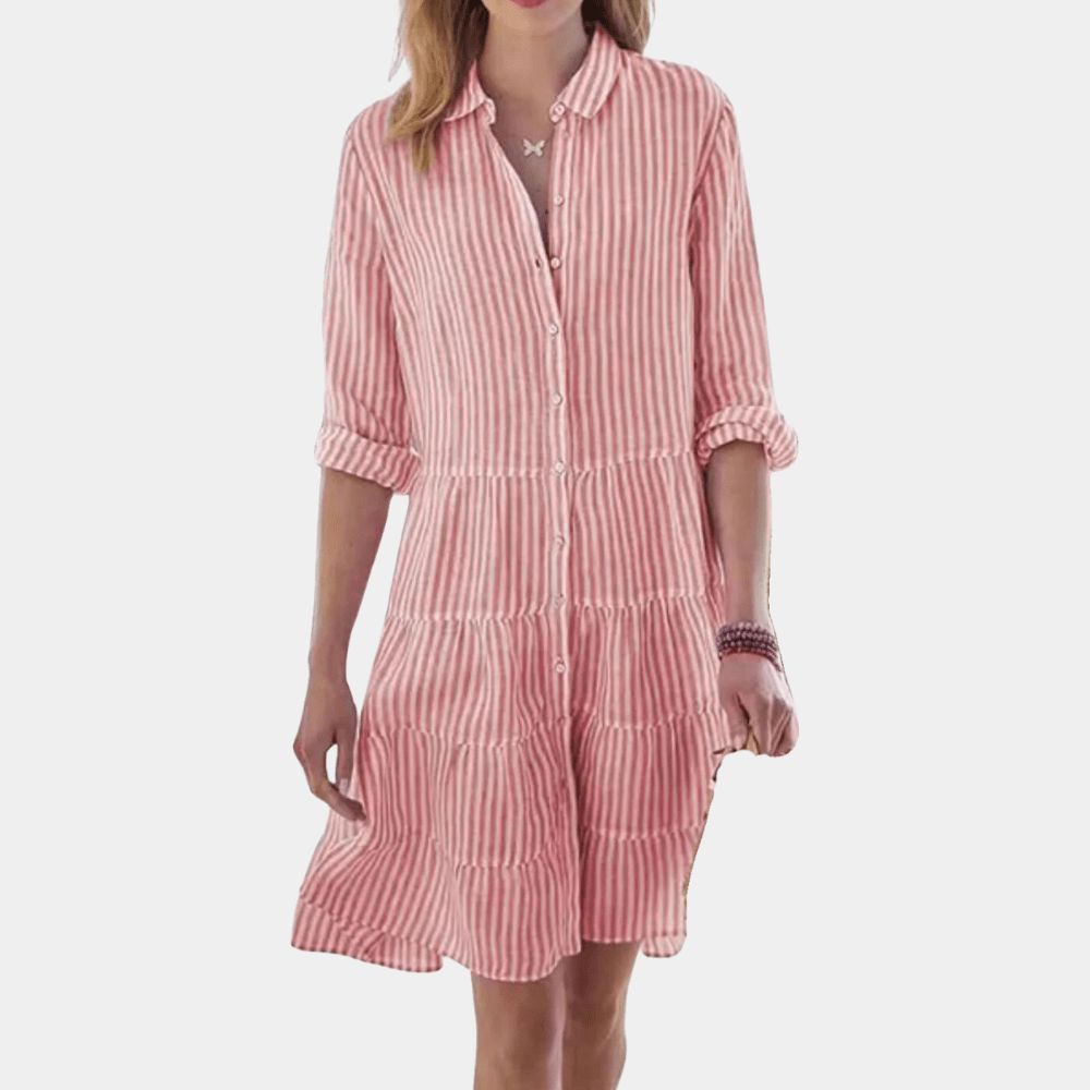 Claire™ | Rochie de vară în dungi
