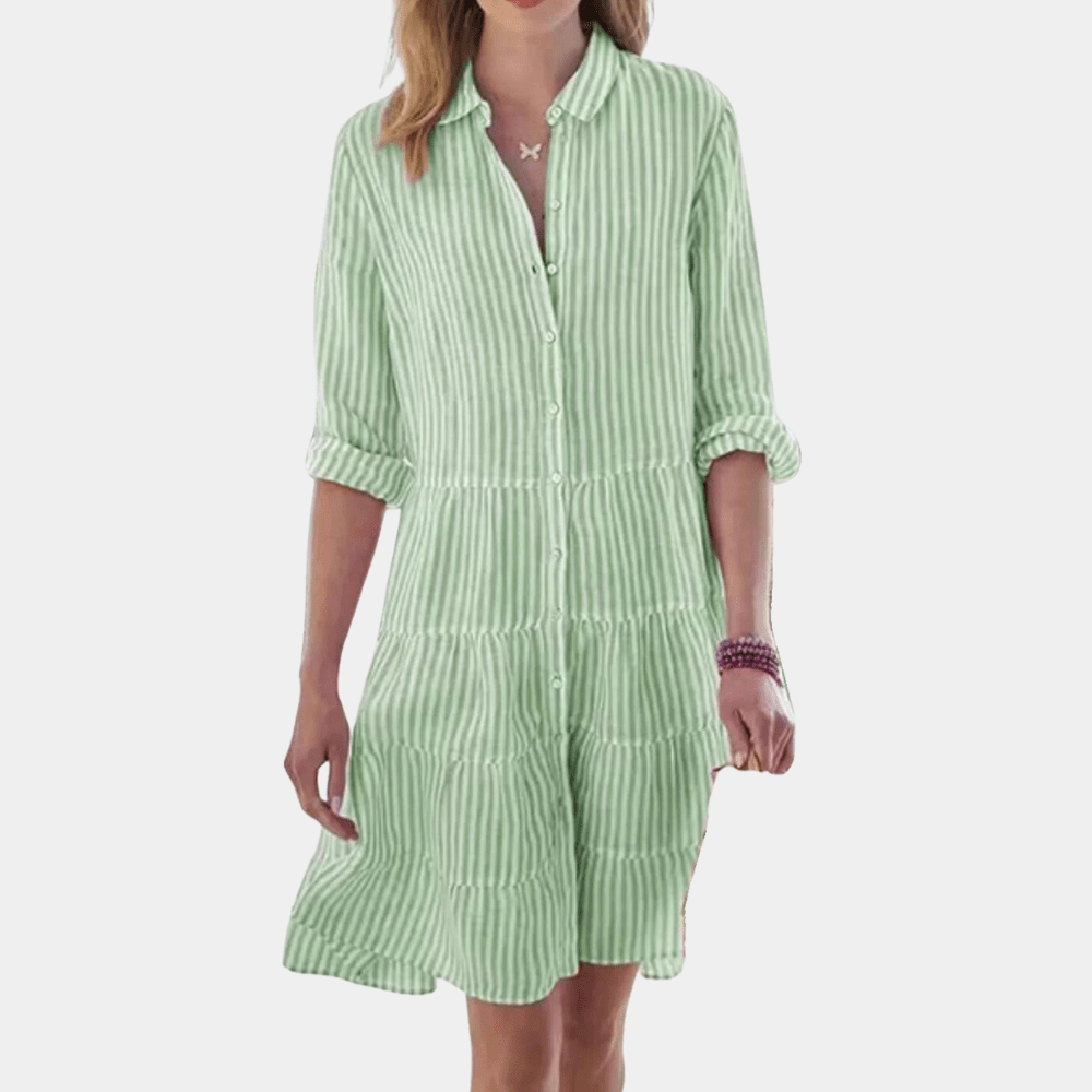 Claire™ | Rochie de vară în dungi