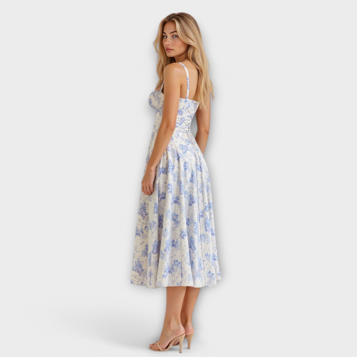 Kiana - Rochie Midi cu Corset