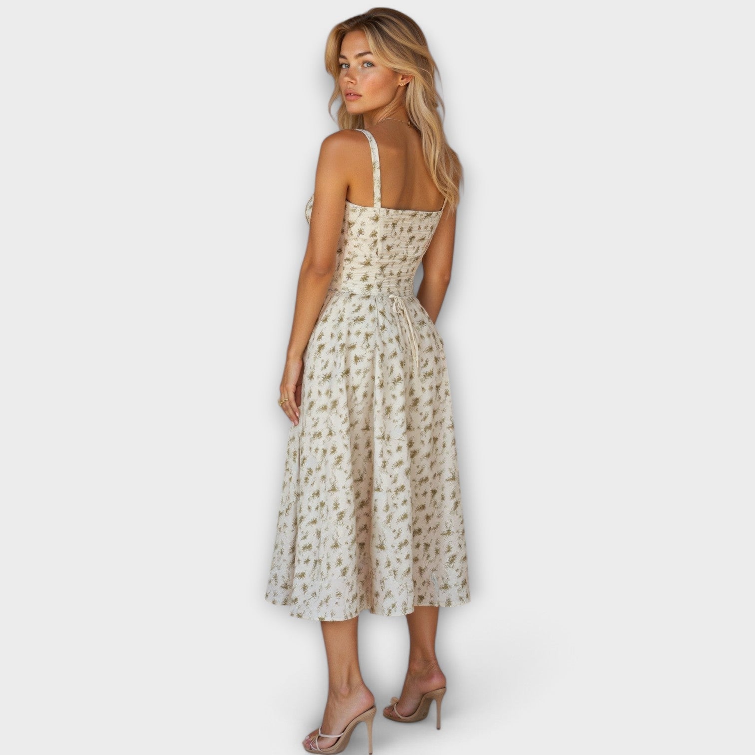 Kiana - Rochie Midi cu Corset