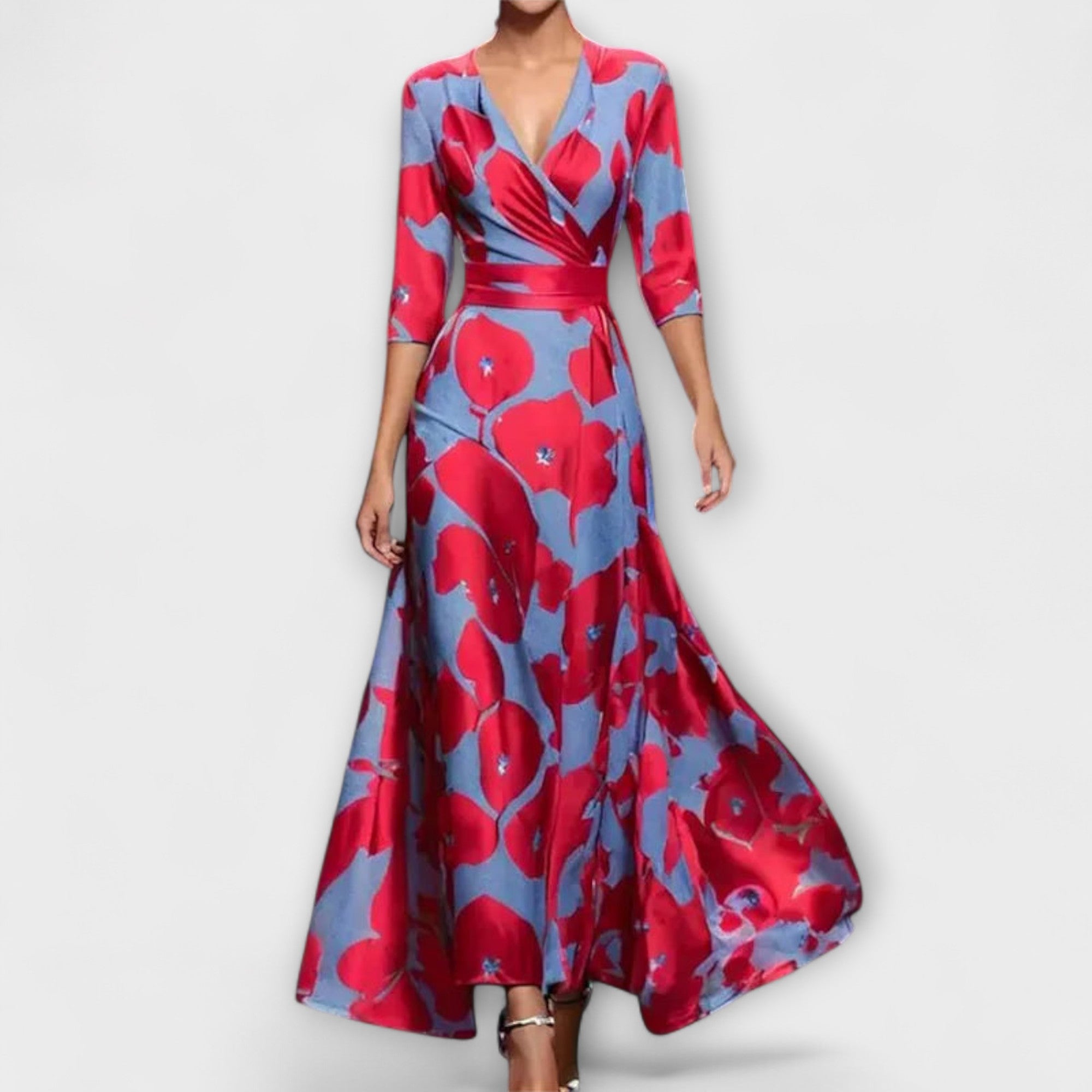 Alma - Rochie pentru dame cu design elegant al mânecilor