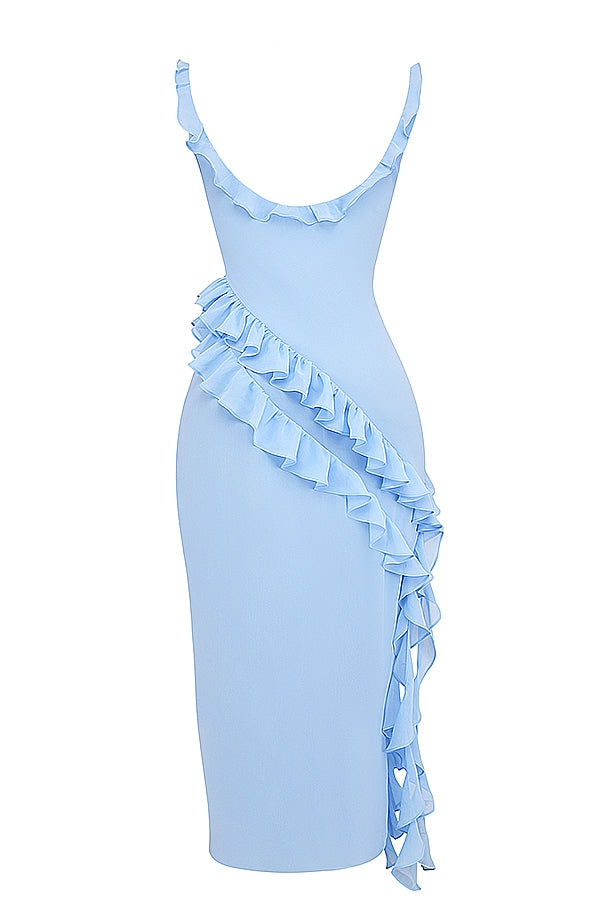 DALILA | ROCHIE LUNGĂ CU VOLANE