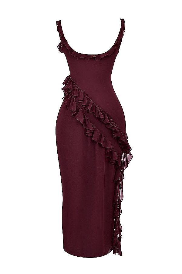 DALILA | ROCHIE LUNGĂ CU VOLANE