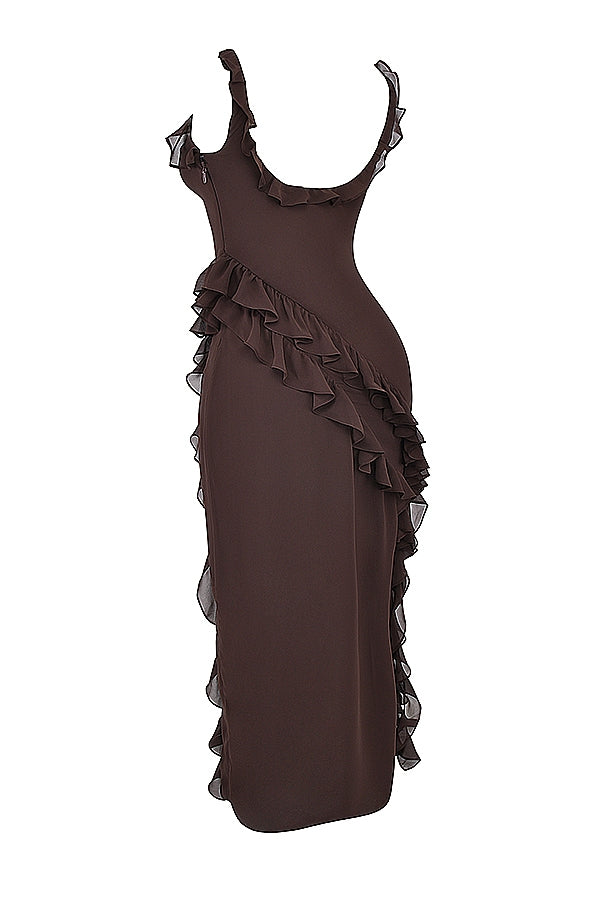 DALILA | ROCHIE LUNGĂ CU VOLANE