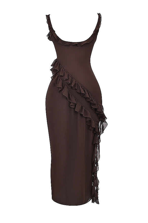 DALILA | ROCHIE LUNGĂ CU VOLANE