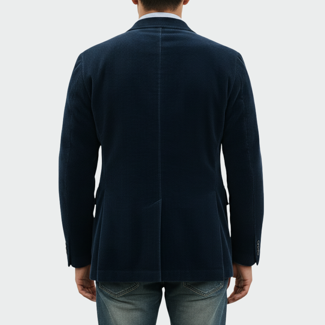 Tommy™ | Set de 2 Piese: Sacou și Vestă din Catifea