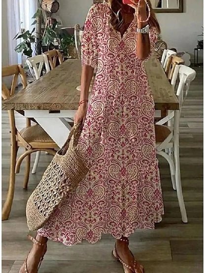 Luna | Rochie Boho Fără Efort cu Croială Flatting