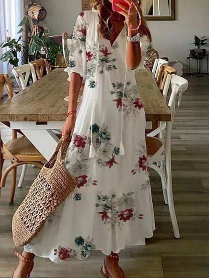 Luna | Rochie Boho Fără Efort cu Croială Flatting