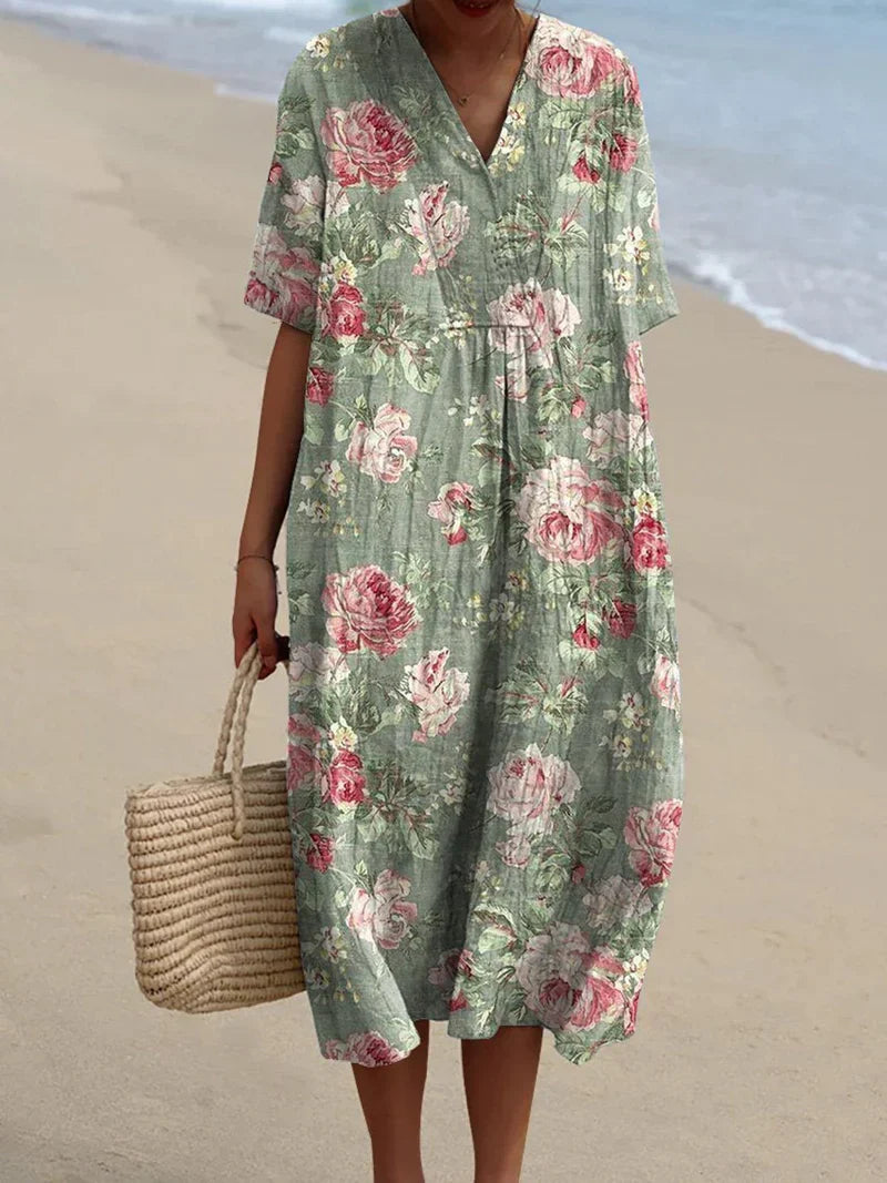 Soline | Rochie vintage cu flori